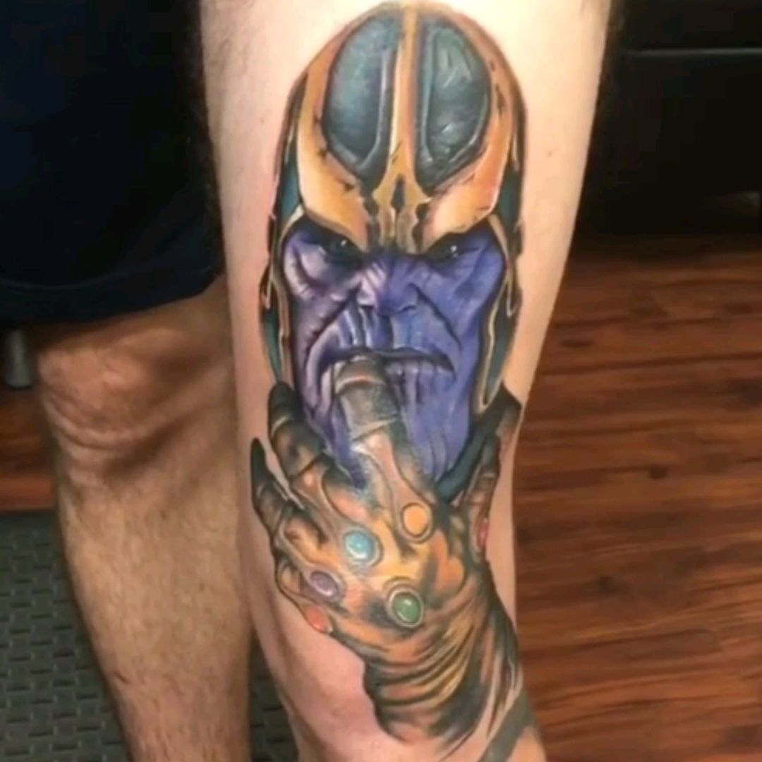 My Infinity Gauntlet by Anthony at Antimony Tattoos in Cross Lanes WV  r tattoos