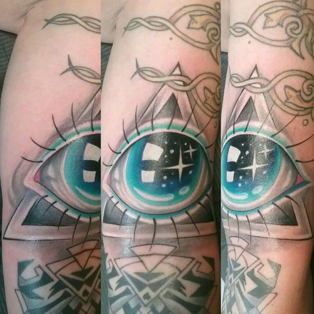 Tattoo uploaded by Laurent Lajeunesse • #eye #eyetattoo #allseeingeye # ...