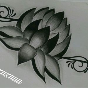 Pour un cover , j'ai essayer 2 styles . Lequel préférez vous ?? #lotus #tattoo #cover #passiondudessin #onnesarreteplus #entrainementintensif #marseille #fleur #ink #nofilters