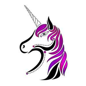 #unicorn #tattoo #tribal #tattoodesign #TattooWork #animal
