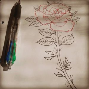 #drawingbyme#rosesdrawing#rose #tattodrawing