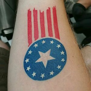 Ulysses Flag #fallout #newvegas #texas.tattoo @texas.tattoo