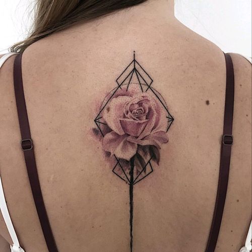 By #serge_tattooer #watercolor #flower #floral#watercolortattoo #rose