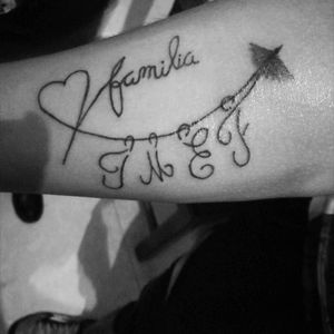#Familia #familytattoo  #cursiva #Tattoodo