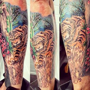 #jap #japanese #tat #tatt #tattoo #tattooartist #ink #inklove #swag #dm #detail #swag #dm #cool #uk #kent #hernebay #england #instatattoo #nopain #nogain #blackwork #likemypic #colourtattoo #awesome #bamboo #tiger
