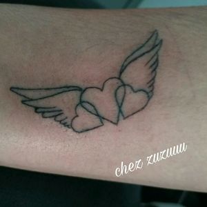 Petit coeur prêt à s'envoler 😍😍 #tattoo #ink #inkmarseille #coeur #ailes #nofilters #passionsansfin #entrainementintensif #jekiffplusjadore