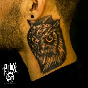 www.poluxdi.com Owl tattoo Felipe Rios A Pereira Colombia