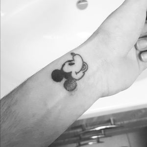 Mickey tattoo #firsttattoo #newaddition #MickeyMouse