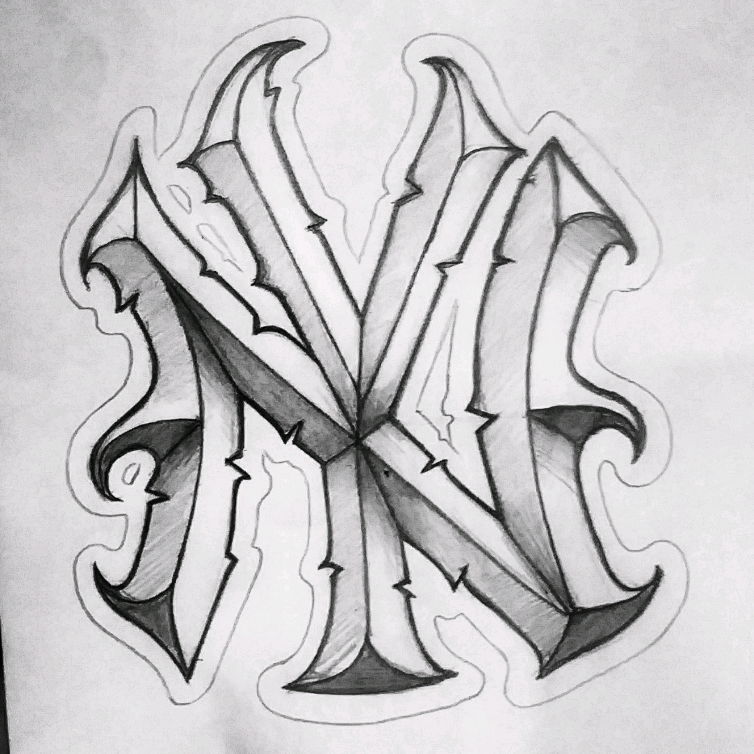 NY Yankees Logo tattoo by BiagiosTattooGallery on DeviantArt