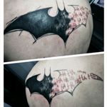 Be the Bat. #batman #joker #batmantattoo #backtattoos