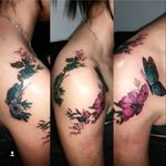 Tattoo feita na Angélica! Obrigado pela confiança! #TanTattooist #TanSaluceste #Tattoo #TattooSP #tatuagem #Tatuaje #Tattoodo #butterfly #Borboleta #butterflytattoos #flowerstattoo #flores #tatuagemborboleta