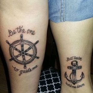 I am so pleased to haven been able to get a complimentary tattoo with my sister, she is my best friend and heart and soul and I have no clue where I would be today without her. #siblingstattoos #siblingsforlife #loveyou #guideme