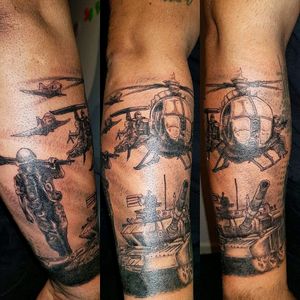 Army tattoo done by my me