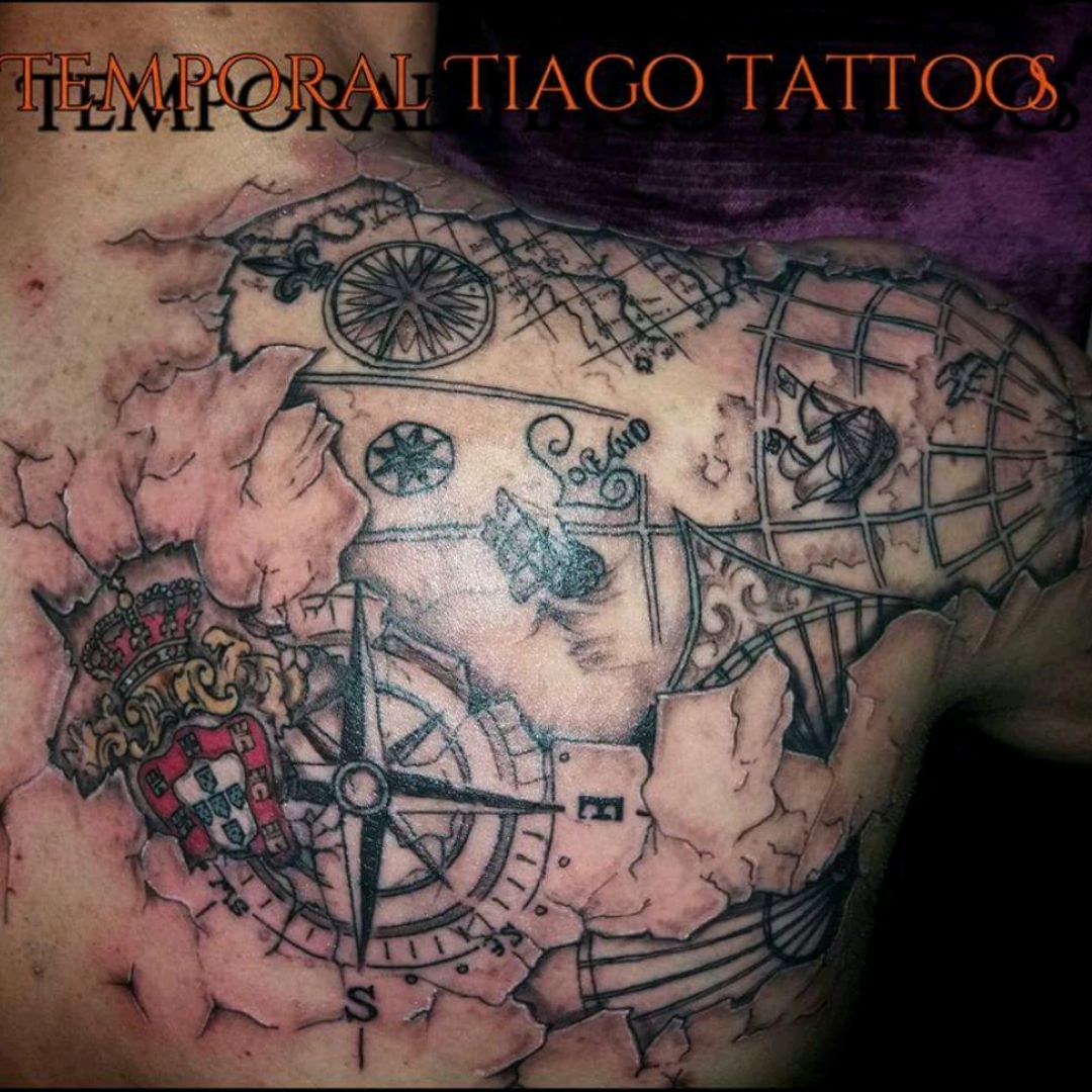 Shoulder Tribal Tattoo by Sake Tattoo Crew