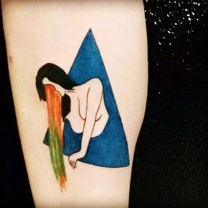 Arte autoral.#tattoo #tattooart #tattooartist #rainbow