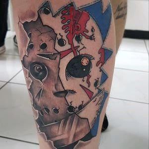 Collaboration by Gaz gow and cookie from PURE INK Midlothian in Scotland