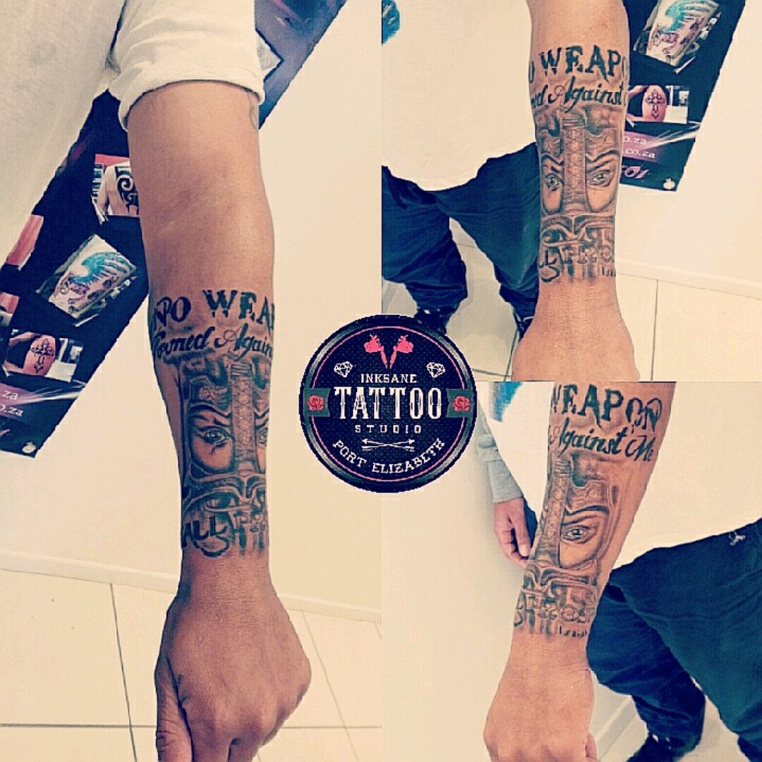 Tattoo uploaded by inksane tattoo studio  No weapon formed against me  shall prosper lady knight  Tattoodo