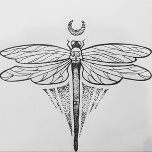 Dragonfly Skull / Libelula com caveira