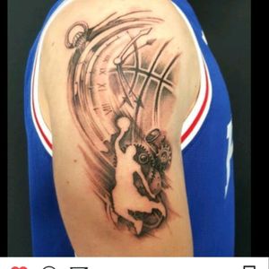 Basket ball tatoo