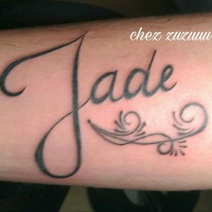 Et voilà retouche faites ;) #tattoo #retouchetattoo #ink #lettrage #jade #tonton #passion #nofilters #arabesque #marseille