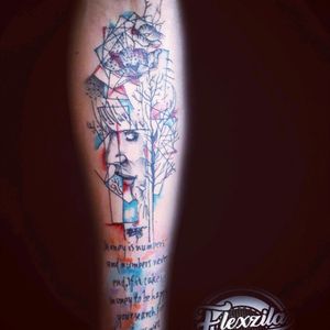 #tattooart #abstracttattoo #facetattoos #colors #tattoocolors #romanianartist #flowerstattoo