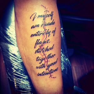 #lettering #tattoolettering #stitches #rippedskin #rippedskintattoo #stitchtattoo #realistic #realism #realistictattoo #realistictattoos #realismtattoo #realismtattoos