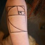 Fibonacci tattoo. #fibonacci #goldenratio #perfection #armtattoo #math #science #pattern
