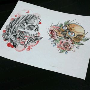 a couple skull ideas for future tatoos