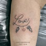 #love from a #mother tô her #son and #daughter tattoo made by me in the south of Brazil.