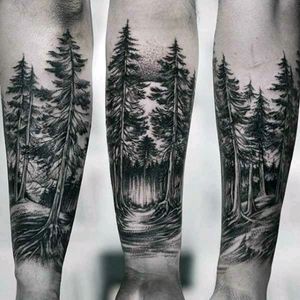 Tattoo uploaded by Christopher Dipple • I'm so excited for this #forest  tattoo. #London artists hit me up! 😂 • Tattoodo