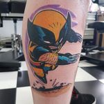 Wolverine tattooed by Phoenix #phoenixblaze #wolverine #xmen #marvel #newschool #wolverinetattoo #tattoo #cartoon #chibi