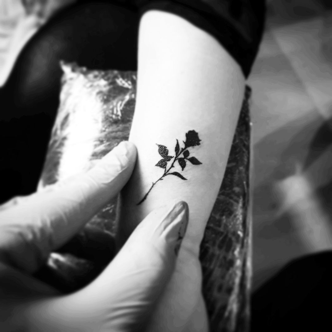 minimalist rose tattoo  Rose tattoo Minimalist tattoo Tattoos