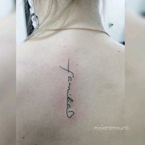 #minhacaligrafia #maiaramoura#tatuadoresbrasileiros #tatuadorasbrasileiras #tattooartist #tattoobrasil #fineline #finelinetattoo