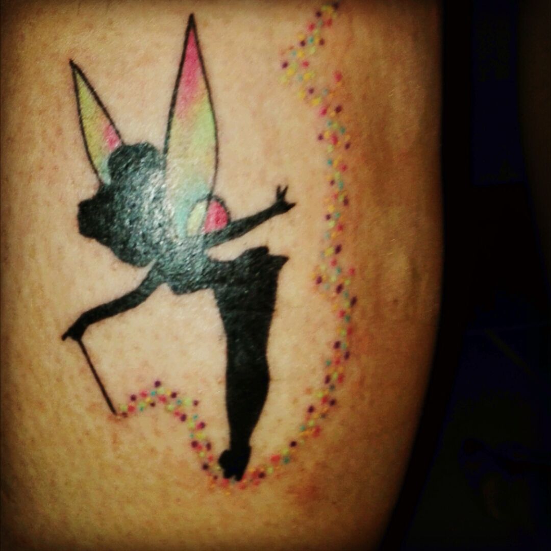 My memory about you Tinkerbell  Pixie tattoo Body art tattoos Disney  tattoos