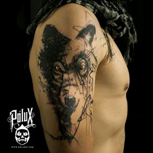 www.poluxdi.com Wolf tattoo Pereira Colombia Felipe Rios A