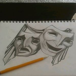 A mask of comedy & tragedy