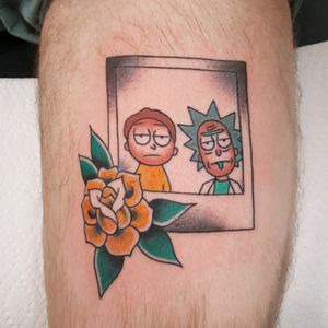 Shwifty tattoo done at the Richmond tattoo and arts convention