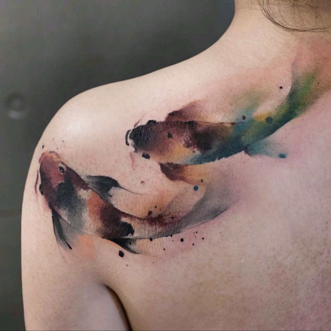 100 Watercolor Tattoo Ideas So Beautiful Youll Want To Steal Them  Bored  Panda