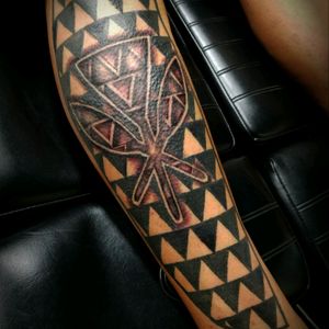 Kanaka Maoli Polynesian tattoo