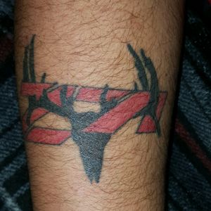 Chevy z71 logo in a deer skull. Done by a man named Fine Line Johnny in seaside hts nj.