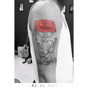 "Vive La Commune!"Instagram: @karincatattoo #vivelacommune #french #tattoo #tattoos #tattoodesign #tattooartist #tattooer #tattoostudio #tattoolove #revolution #istanbul #kadikoy #dövme