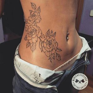 🌹 Roses 🌹💜💀.............#MiriCheeseCake #Tattoo #TattooMadrid #Work #Art #Tatuaje #Madrid #MadridTattoo #Ink #Tinta #Spain #SpainTattoo #BodyArt #Draw #Inked #Sanse #SanseTattoo #TattooArt #Work #Design #InkMadrid #TattooLove #TattooLovers #FirstSession #Flower #Hip #Roses 