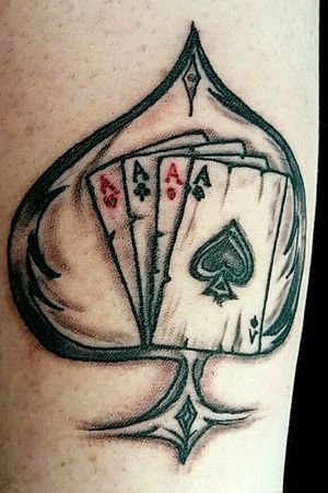 First Tattoo I got a few months ago. Pretty impressed. Love anything to do with magic. That's why im a magician. 