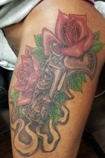 Neotraditional roses and dilinger 