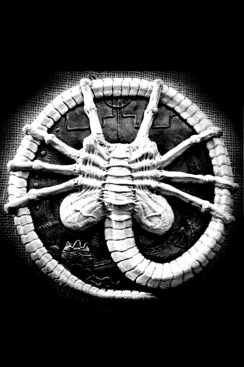 Im going to incorporate the Alien Face hugger into the next portion of my Giger inspired sleeve. Trying to get the positioning will be difficult. 