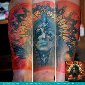 For a fan of hardstyle music. Qlimax, Rise of the Celestials 2016 #hardstyle #qlimax #celestial #musictattoo #music #color #musiclover #trance #festival 