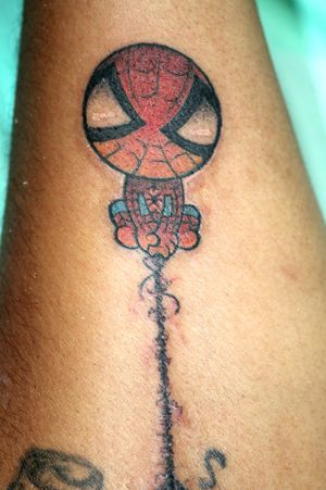 Small spider tattoo 
