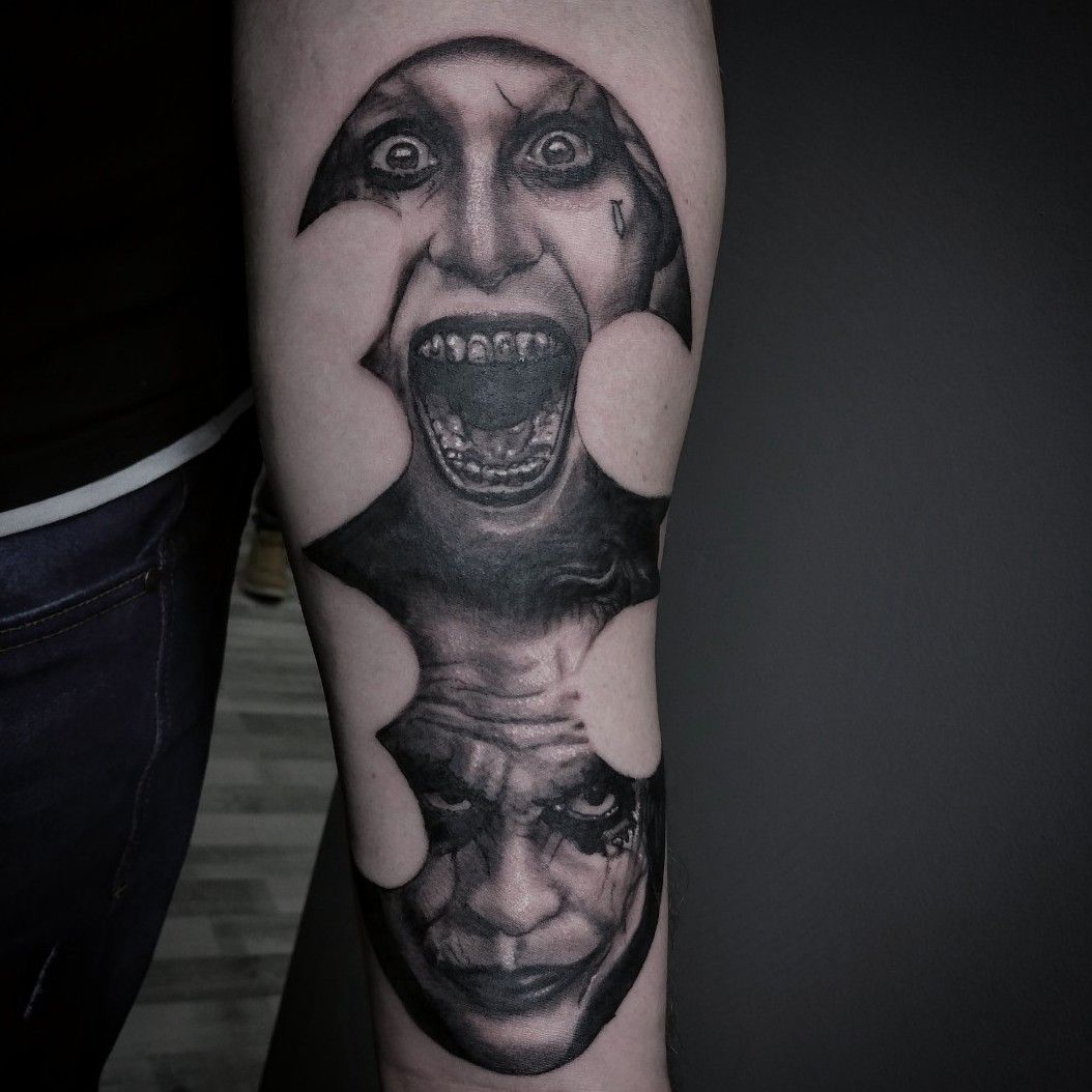 Horror tattoo  Tattoos Horror tattoo Tattoos and piercings