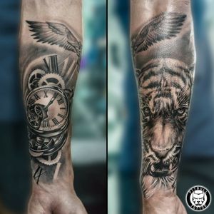 Realistic Tiger Black&Grey Tattoo#blackandgray #art #artist #tattoos #tattooing #tattoo #tattoomag #inK #inkdmag #tattoomagazine #tattoos_of_instagram #tattoolifemagazine #tattooinstagram #tattoomania #tattoocultur #tattoocomunity #tattooculturmagazine #tattooare #besttattoos #tattooed #tattoooftheday #picoftheday #realistictattoo #tiger #tigertattoo #tigertattooidea 