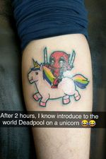 Why not! 😂😂 #Deadpool #unicorn #number6 